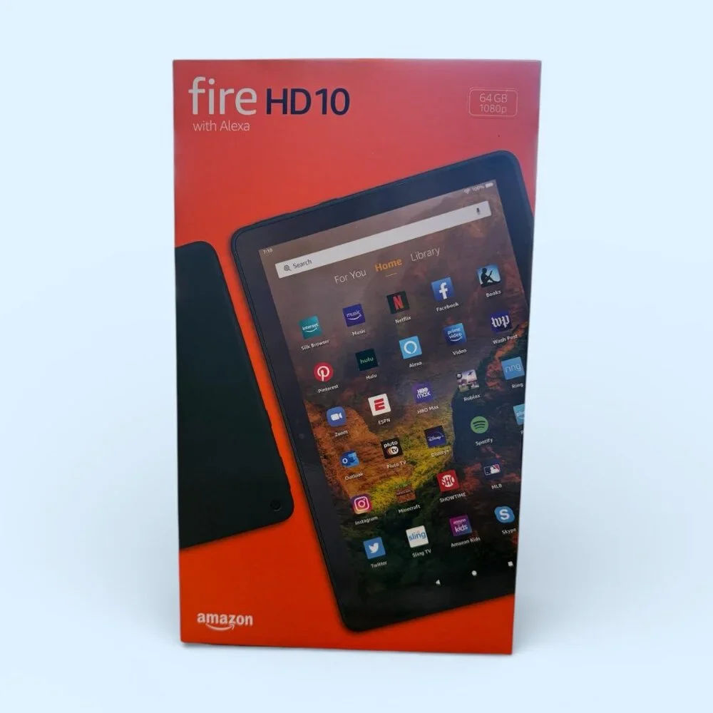 Amazon Fire HD10 with Alexa (11th Generation) - 64GB 1080p - BLACK
